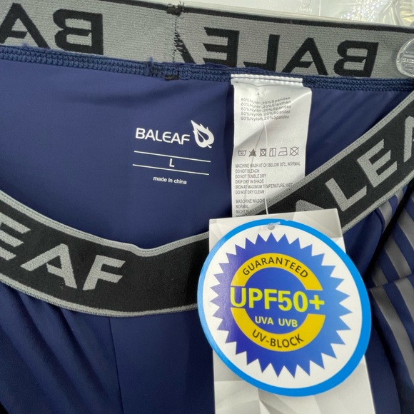 BALEAF Men's Cycling Padded Pants Tights Blue Size Large NWT E3 - Picture 4 of 7